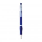 Günstige Kugelschreiber bedrucken Farbe blau zweite Ansicht