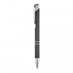 Kugelschreiber aus Aluminium mit Gravur Farbe schwarz