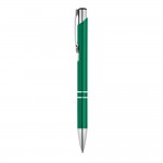 Kugelschreiber aus Aluminium mit Gravur Farbe grün
