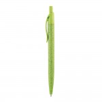 Nachhaltige Kugelschreiber aus Weizenstroh Farbe hellgrün