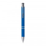 Kugelschreiber Kunststoff bedrucken Farbe blau zweite Ansicht