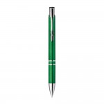 Kugelschreiber Kunststoff bedrucken Farbe grün zweite Ansicht