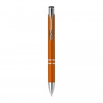 Kugelschreiber Kunststoff bedrucken Farbe orange zweite Ansicht