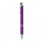 Kugelschreiber Kunststoff bedrucken Farbe violett