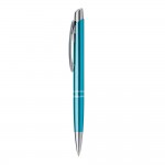 Kugelschreiber mit Metallic-Oberfläche Farbe türkis