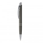 Kugelschreiber mit Metallic-Oberfläche Farbe titan