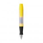 Kugelschreiber mit Marker und Clips bedrucken Farbe gelb