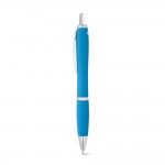 ABS-Kugelschreiber antibakteriell bedrucken Farbe hellblau