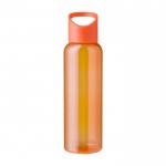 RPET-Flasche für kaltes Wasser mit Silikondeckel , 500 ml farbe orange erste Ansicht