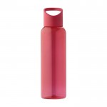 RPET-Flasche für kaltes Wasser mit Silikondeckel , 500 ml farbe rot erste Ansicht