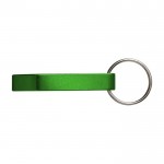Metallisches Schlüsselbund mit Öffner Farbe Grün erste Ansicht
