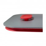 Brotdose mit Trennwand und Standfuß Farbe Rot drittes Detailbild