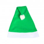 Mütze mit Weihnachtsmann farbig Farbe grün