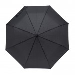 Automatischer 8-Panel-Regenschirm aus 190T-Pongee Ø96 farbe schwarz dritte Ansicht