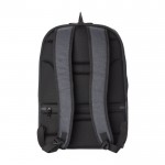 Antidiebstahl-Rucksack aus Kunststoff für Laptop 15” farbe schwarz erste Ansicht