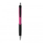 Moderner Kugelschreiber für Firmen bedrucken Farbe rosa zweite Ansicht
