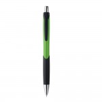 Moderner Kugelschreiber für Firmen bedrucken Farbe hellgrün zweite Ansicht