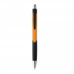 Moderner Kugelschreiber für Firmen bedrucken Farbe orange zweite Ansicht