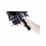 Schirm mit 8 Pameelen aus Polyester 170T Farbe Schwarz fünfte Ansicht