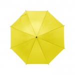 Schirm mit 8 Pameelen aus Polyester 170T Farbe Gelb erste Ansicht