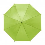 Schirm mit 8 Pameelen aus Polyester 170T Farbe Hellgrün erste Ansicht