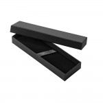 Ein luxuriöser Kugelschreiber in einer individuellen Box Farbe schwarz zweite Ansicht der Schachtel