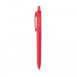 Recycling-Kugelschreiber mit Logo als Werbegeschenk Farbe rot