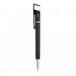 Multifunktionaler Kugelschreiber mit abnehmbarer Kappe Farbe schwarz