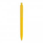 Klassischer Kugelschreiber in Unifarbe Farbe gelb zweite Ansicht