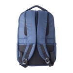 Laptop-Rucksack 15” mit Taschen und gepolsterten Griffen farbe blau erste Ansicht