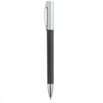 Kugelschreiber als Werbegeschenk mit Metalleffekt Farbe schwarz