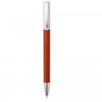 Kugelschreiber als Werbegeschenk mit Metalleffekt Farbe orange zweite Ansicht