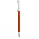 Kugelschreiber als Werbegeschenk mit Metalleffekt Farbe orange