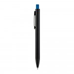 Kugelschreiber aus Aluminium mit farbigem Druckknopf Farbe köngisblau