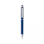 Schöner Kugelschreiber aus Kunststoff als Werbegeschenk Farbe blau zweite Ansicht