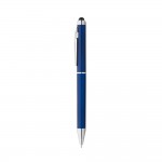Schöner Kugelschreiber aus Kunststoff als Werbegeschenk Farbe blau