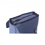 Gepolsterter Rucksack aus Polyester Farbe Blau neunte Ansicht