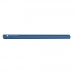 Bleistifte aus Holz bedrucken Farbe blau Ansicht mit Logo 2