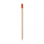 Bleistifte mit Farbdetail, die sich bedrucken lassen Farbe orange