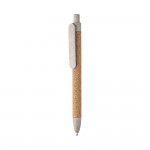 Kugelschreiber mit umweltfreundlichen Materialien Farbe natürliche farbe dritte Ansicht
