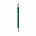 Gravierte Kugelschreiber aus Aluminium mit Pointer Farbe grün