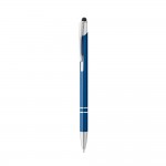 Gravierte Kugelschreiber aus Aluminium mit Pointer Farbe köngisblau dritte Ansicht
