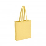 Tasche aus recycelter Baumwolle 140 g/m2 Farbe gelb