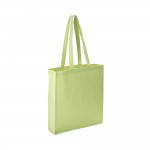 Tasche aus recycelter Baumwolle 140 g/m2 Farbe hellgrün