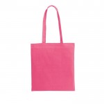 Farbige Tasche aus recycelter Baumwolle und rPET, 180 g/m2, Farbe Rosa