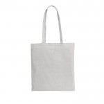 Farbige Tasche aus recycelter Baumwolle und rPET, 180 g/m2, Farbe Weiß