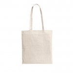 Farbige Tasche aus recycelter Baumwolle und rPET, 180 g/m2, Farbe Weiß