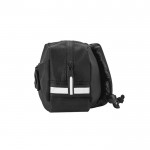RPET-Hüfttasche mit reflektierenden Elementen farbe schwarz fünfte Ansicht