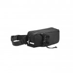 RPET-Hüfttasche mit reflektierenden Elementen farbe schwarz