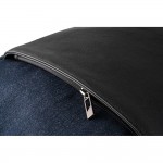 Eleganter und jugendlicher Rucksack bedrucken Farbe jeansblau fünfte Ansicht